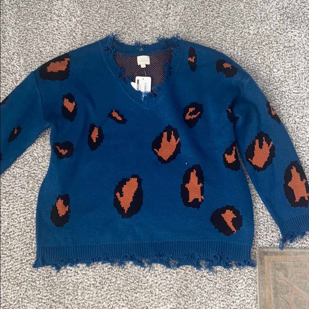 NEW Boutique Leopard Sweater